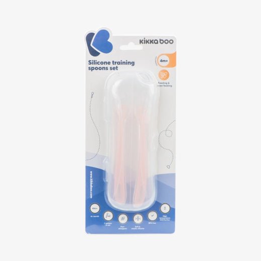 Kikkaboo Silicone spoons with suction cup 2pcs - Adenzo Comfies