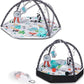 Kinderkraft Educational Mat SEA LAND, Dry Pool, with Accessories, Toys Included, Soft, Multifunctional, for Newborn, Playpen Function - Adenzo Comfies