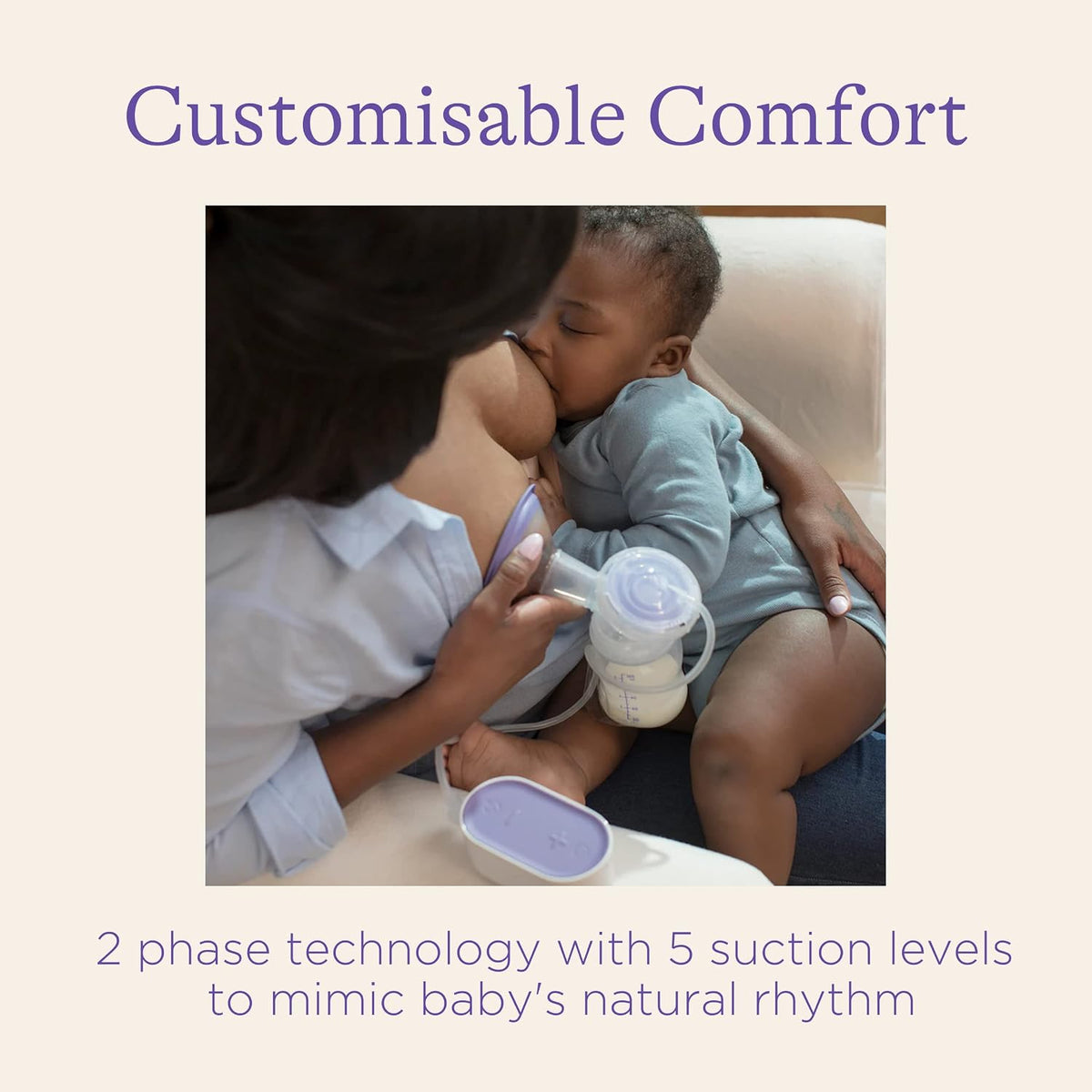 Lansinoh Compact Single Electric Breast Pump. - Adenzo Comfies