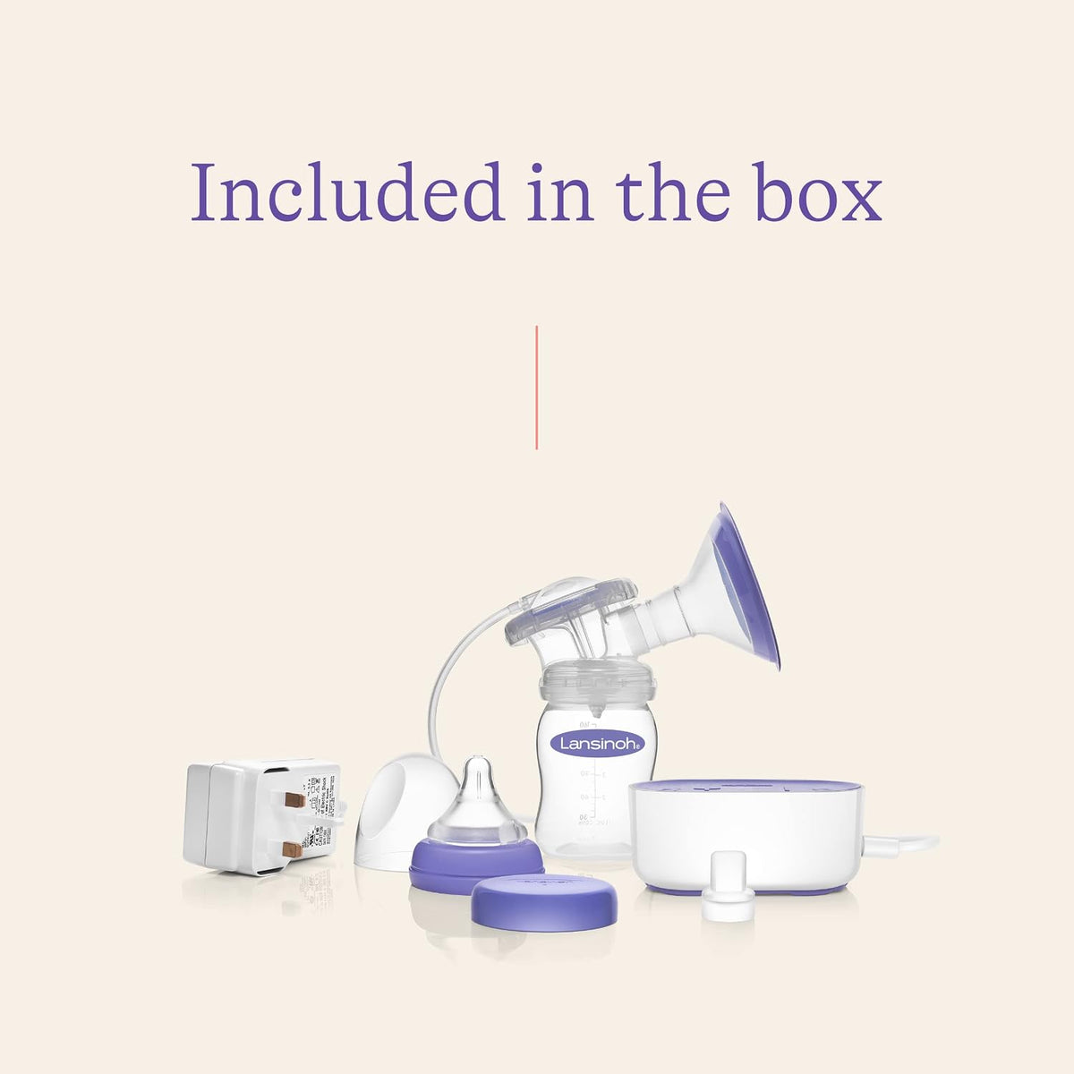 Lansinoh Compact Single Electric Breast Pump. - Adenzo Comfies