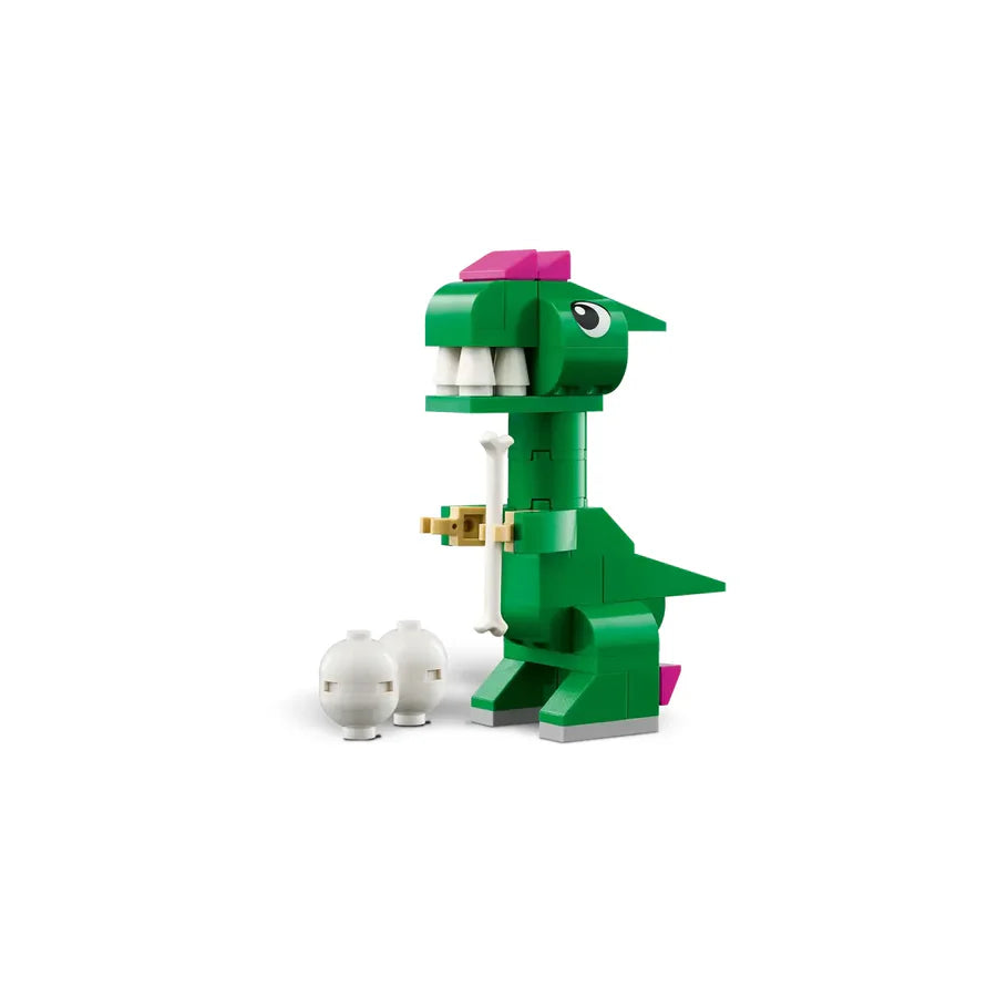 LEGO® Classic Creative Dinosaurs [11041] – 450‑Piece Building Set with T. rex, Pterosaur, Triceratops, Brontosaurus & Baby Dino, Ages 5+