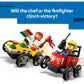 LEGO® City Pizza vs. Fire Truck Race Car Pack [60458] – 70‑Piece Soapbox Racing Playset with 2 Minifigures, Ages 5+