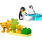 LEGO® DUPLO® Wild Animals Families: Penguins & Lions [10442] – 10‑Piece Preschool Nature Playset with Animal Figures & Habitats, Ages 2+