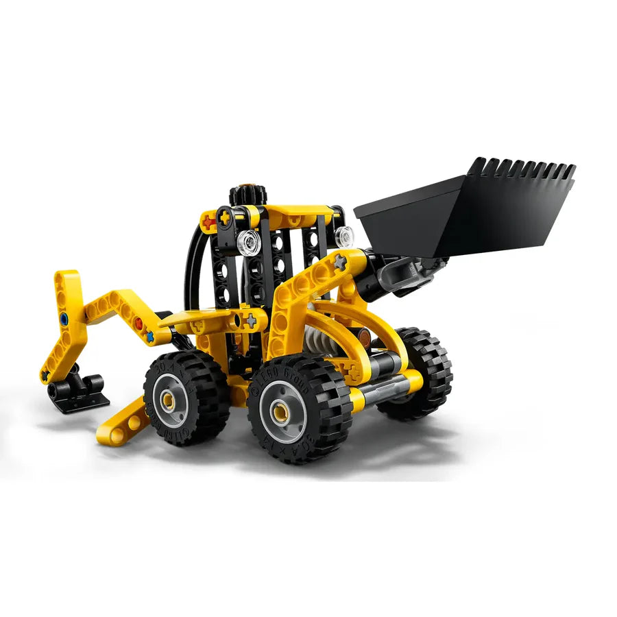 LEGO® Technic™ Backhoe Loader [42197] – 104‑Piece Construction Vehicle Playset with Scoop, Digger & Outriggers, Ages 7+