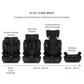 Neobreez i-BOSTONI Universal 3 in 1 Children‘s i-Size Deep toddler Child Car Seat, ECER129,Group 1/2/3, High Back Booster Seat, Adjustable Headrest,3-Point Safety Belt-9-36 kg,76-150 cm,15m to 12yrs-Black . - Adenzo Comfies