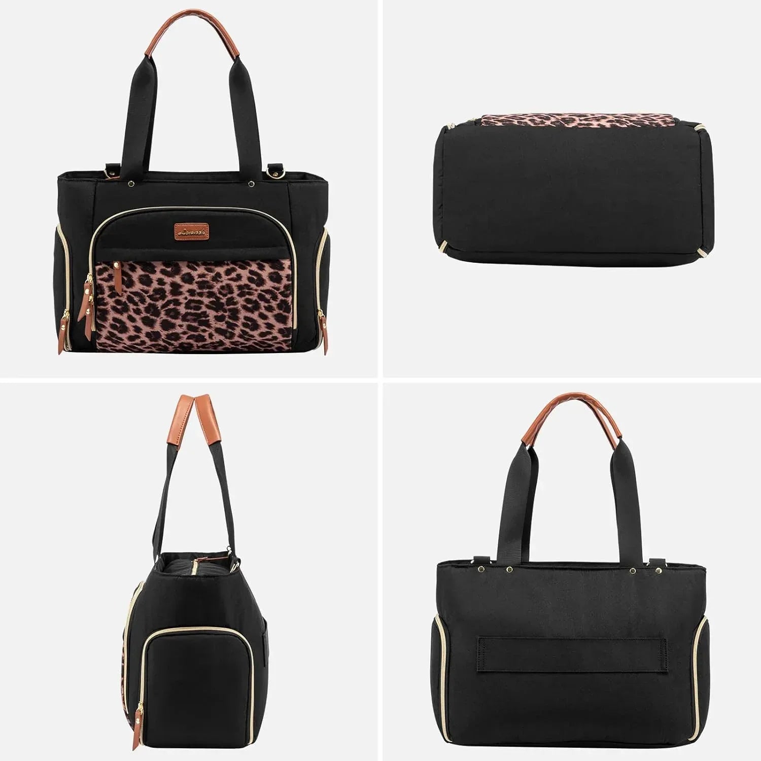 LOVEVOOK Breast Pump Bag & Diaper Tote - 3Pc Set for Breastfeeding Moms - Laptop Pocket, Cooler & Changing Pad - Fits Most Pumps - Adenzo Comfies