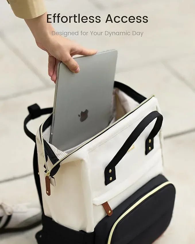 LOVEVOOK Laptop Backpack for Women, 15.6 Inch Work Business Backpacks Purse With Large Capacity, Waterproof Nurse Bag College Bookbag for School, Waterproof Casual Daypack for Travel - Adenzo Comfies