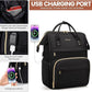 LOVEVOOK Laptop Backpack for Women,17 Inch Professional Womens Travel Backpack Purse Computer Laptop Bag Nurse Teacher Backpack,Waterproof College Work Bags Carry on Back Pack with USB Port,Black - Adenzo Comfies