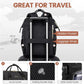 LOVEVOOK Laptop Backpack for Women,17 Inch Professional Womens Travel Backpack Purse Computer Laptop Bag Nurse Teacher Backpack,Waterproof College Work Bags Carry on Back Pack with USB Port,Black - Adenzo Comfies