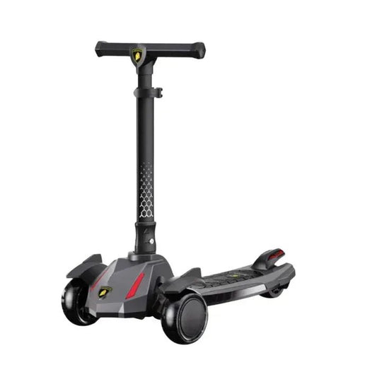 Lamborghini Kick’n’Roll Kids Scooter – Gravity Steering, Foldable Design, Light - Up Wheels, Rear Brake, Premium Ride - On for Ages 3+ - Adenzo Comfies