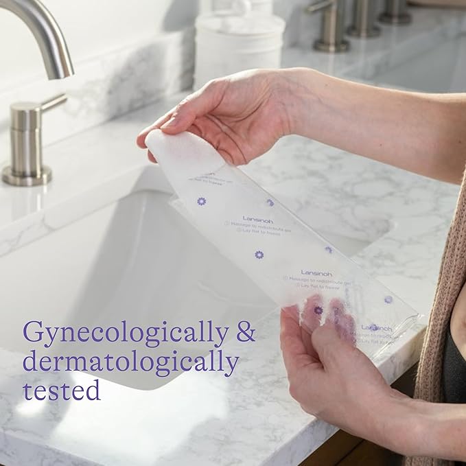 Lansinoh Padsicles Postpartum Cooling Pads - 8 Pack - Infused with Aloe Vera & Witch Hazel Pads Postpartum Essentials - Soothing & Cooling Relief Post-Birth