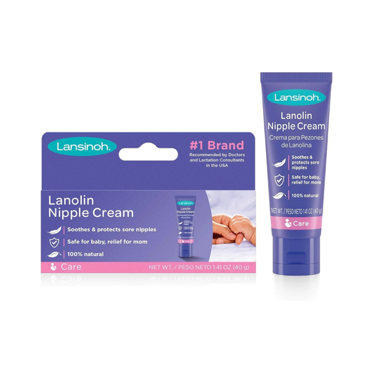 Lansinoh HPA Lanolin Nipple Cream - 40ml - Sore Nipples Cracked Skin Breast Feeding 100% Natural Hypoallergenic Tasteless & Odourless BPA BPS-free Breastfeeding Hospital Bag Maternity Essentials