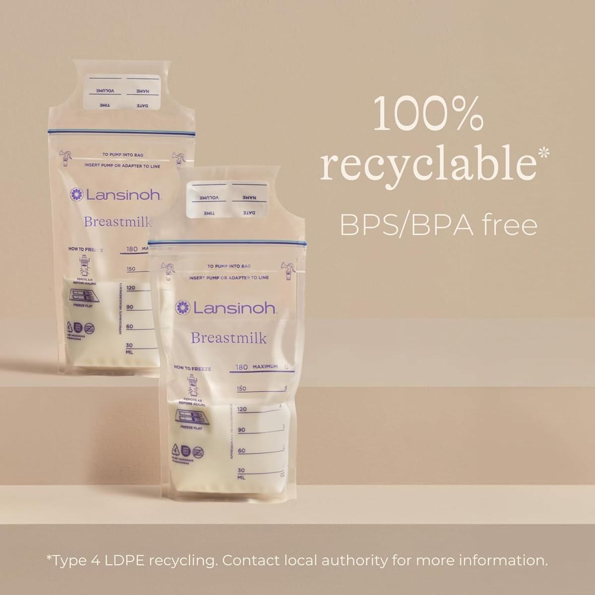 Lansinoh Breast Milk Storage Bags - Adenzo Comfies