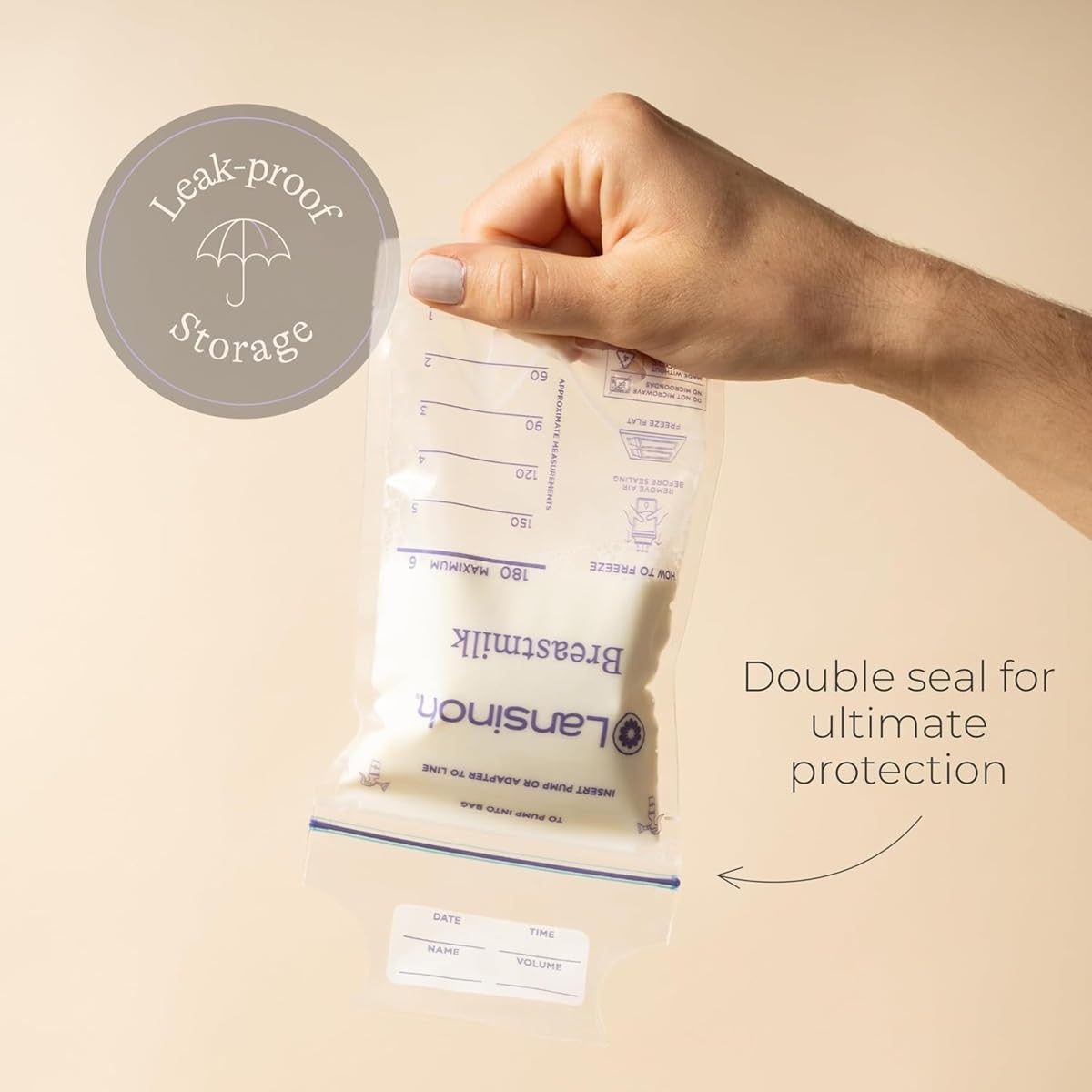 Lansinoh Breast Milk Storage Bags - Adenzo Comfies
