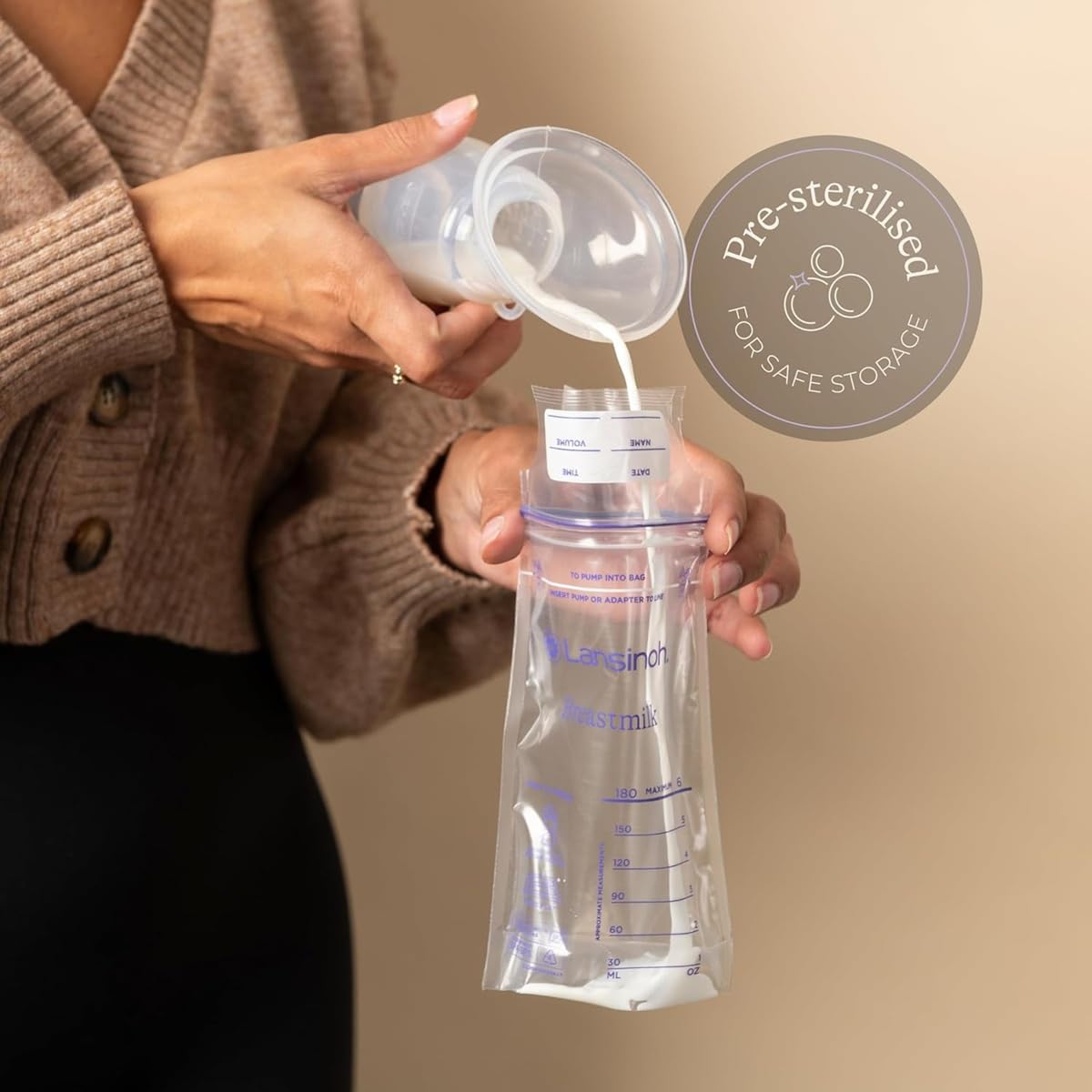 Lansinoh Breast Milk Storage Bags - Adenzo Comfies