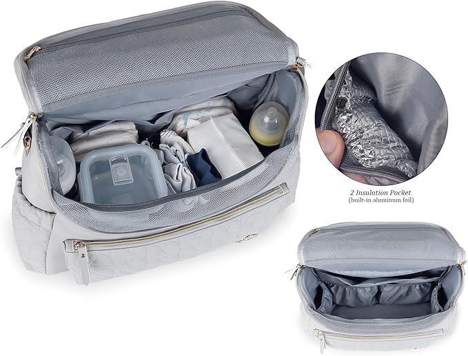 WYNE Diaper Bag Backpack Messenger Bag Travel Backpack Maternity Bags Stylish Baby Bag with Changing Pad for Mom - Adenzo Comfies