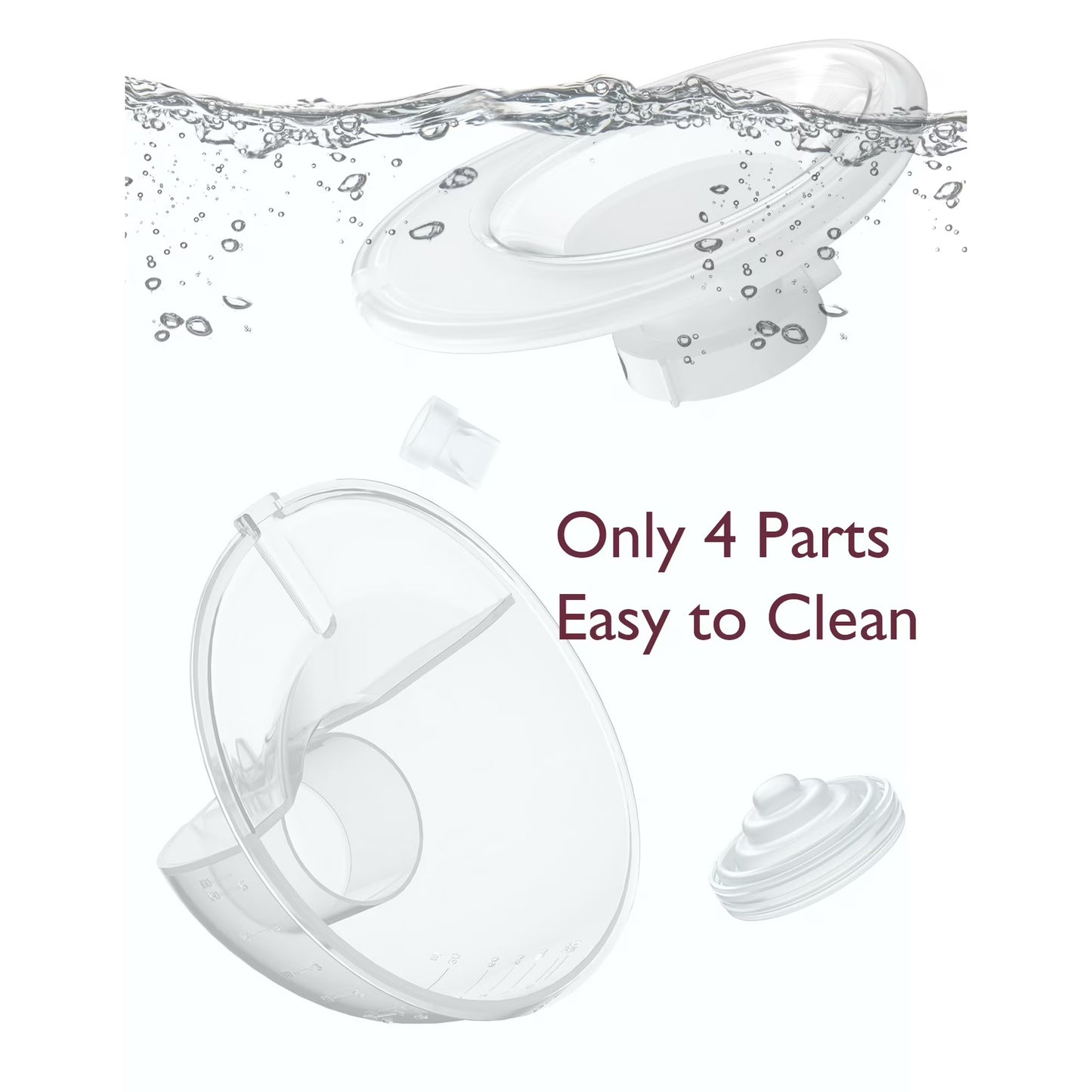 Momcozy M5 Wearable Breast Pump – Lightweight Hands-Free Pump with 3 Modes, 9 Suction Levels & Multiple Flange Sizes