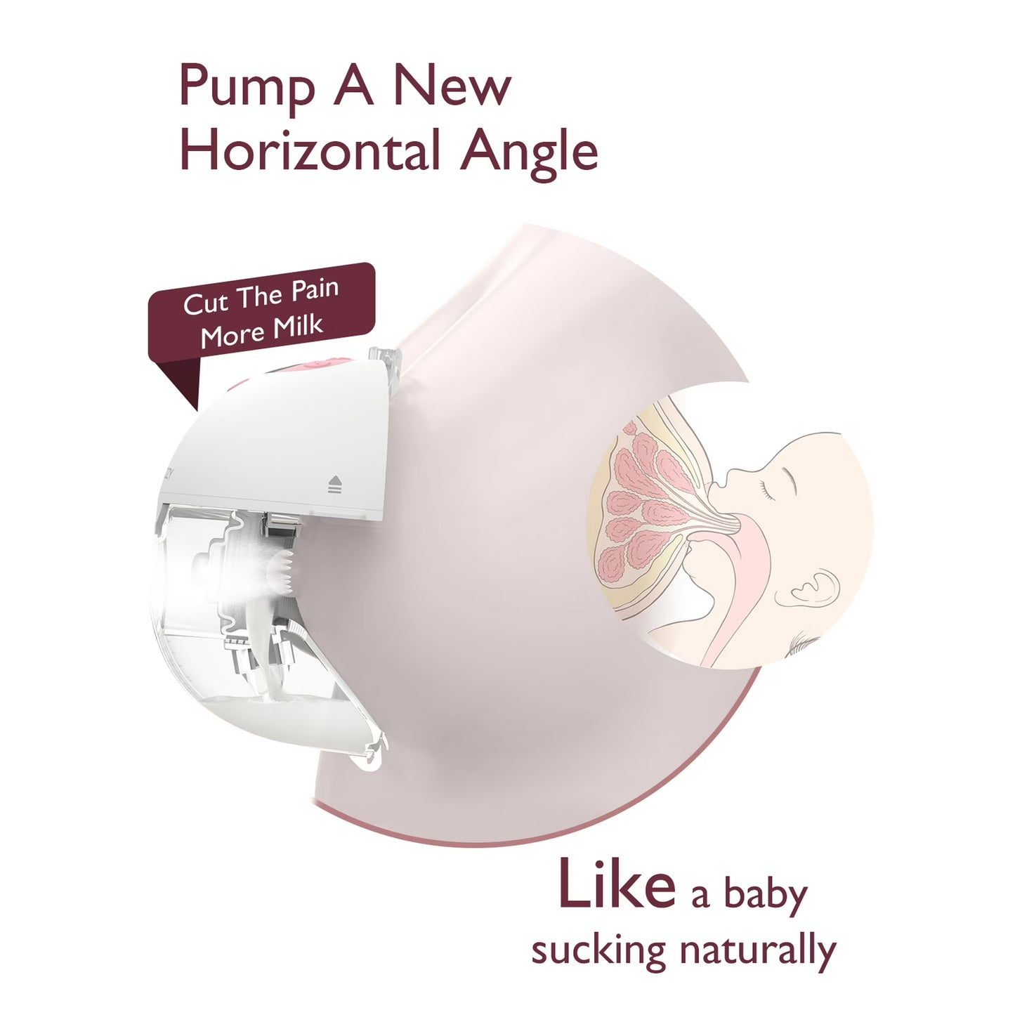 Momcozy M5 Wearable Breast Pump – Lightweight Hands-Free Pump with 3 Modes, 9 Suction Levels & Multiple Flange Sizes