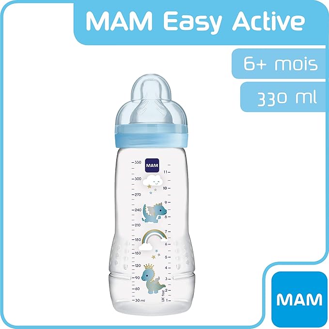 MAM Easy Active 2nd Age 330ml Bottle 6 Months
