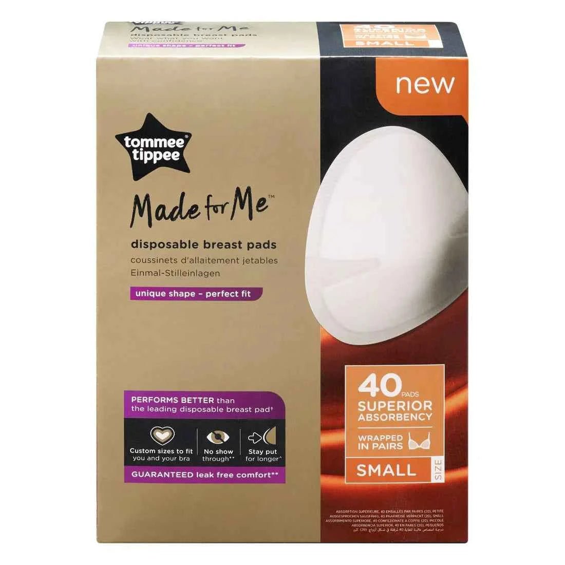 Tommee Tippee Made For Me Disposable Breast Pads (Small, 40pcs) - Adenzo Comfies