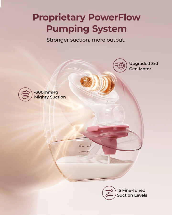 Momcozy Mobile Flow Hands-Free Wearable Breast Pump | M9