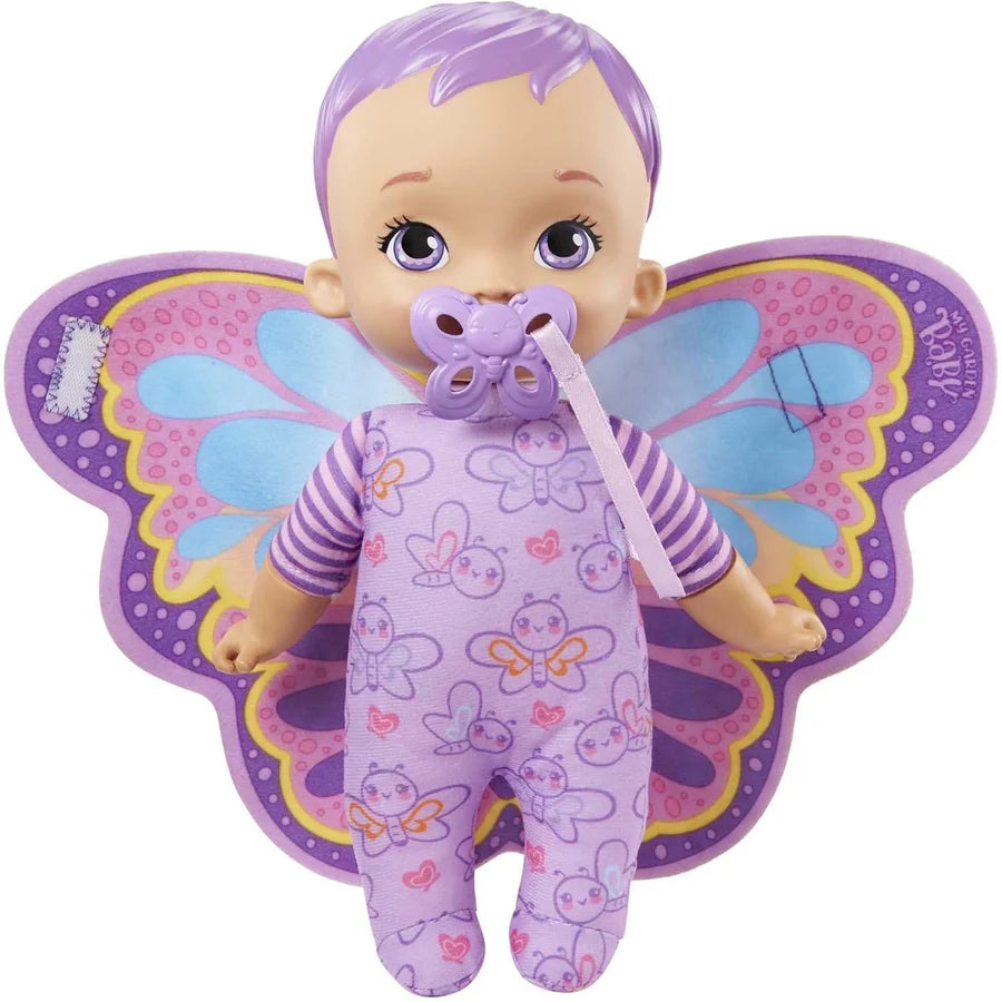 My Garden Baby – My First Butterfly Doll [HBH39], 23cm (9‑in), Jasmine Scent, Plush Wings & Pacifier