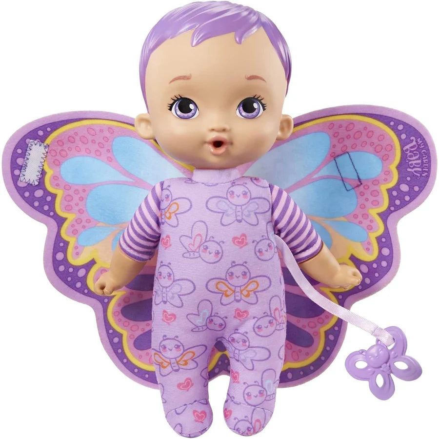 My Garden Baby – My First Butterfly Doll [HBH39], 23cm (9‑in), Jasmine Scent, Plush Wings & Pacifier