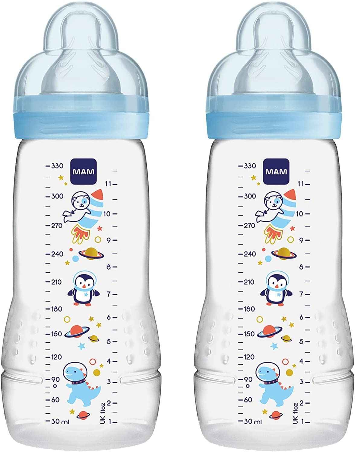 MAM Easy Active Baby Bottle 330ml Pack – Blue - Adenzo Comfies