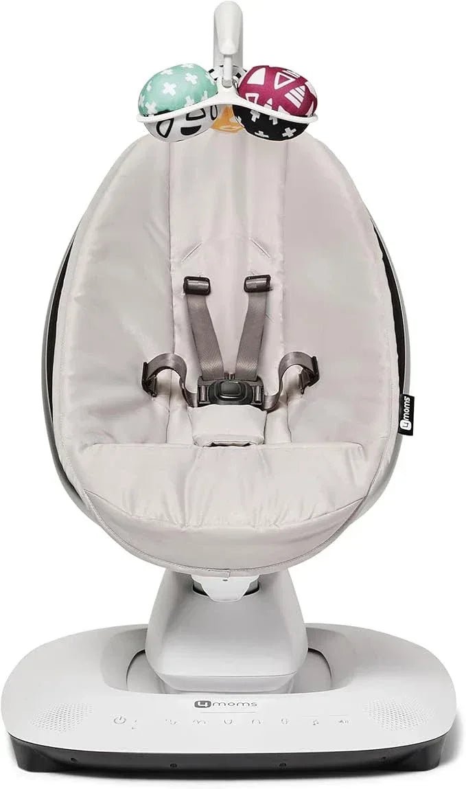 MamaRoo Multi - Motion Baby Swing with Bluetooth, Adjustable Recline, and Soothing Sounds – Grey Classic Fabric - Adenzo Comfies