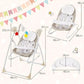 Maribel Baby Swing with Adjustable Speeds, Music, and Hanging Toys - Adenzo Comfies