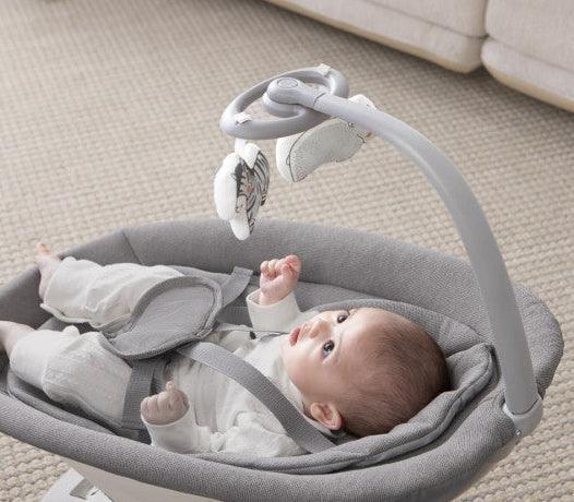 Mastela Lullaby Orbit Electric Baby Crib – Smart Swing, Music & App Control, 0–15kg Capacity - Adenzo Comfies