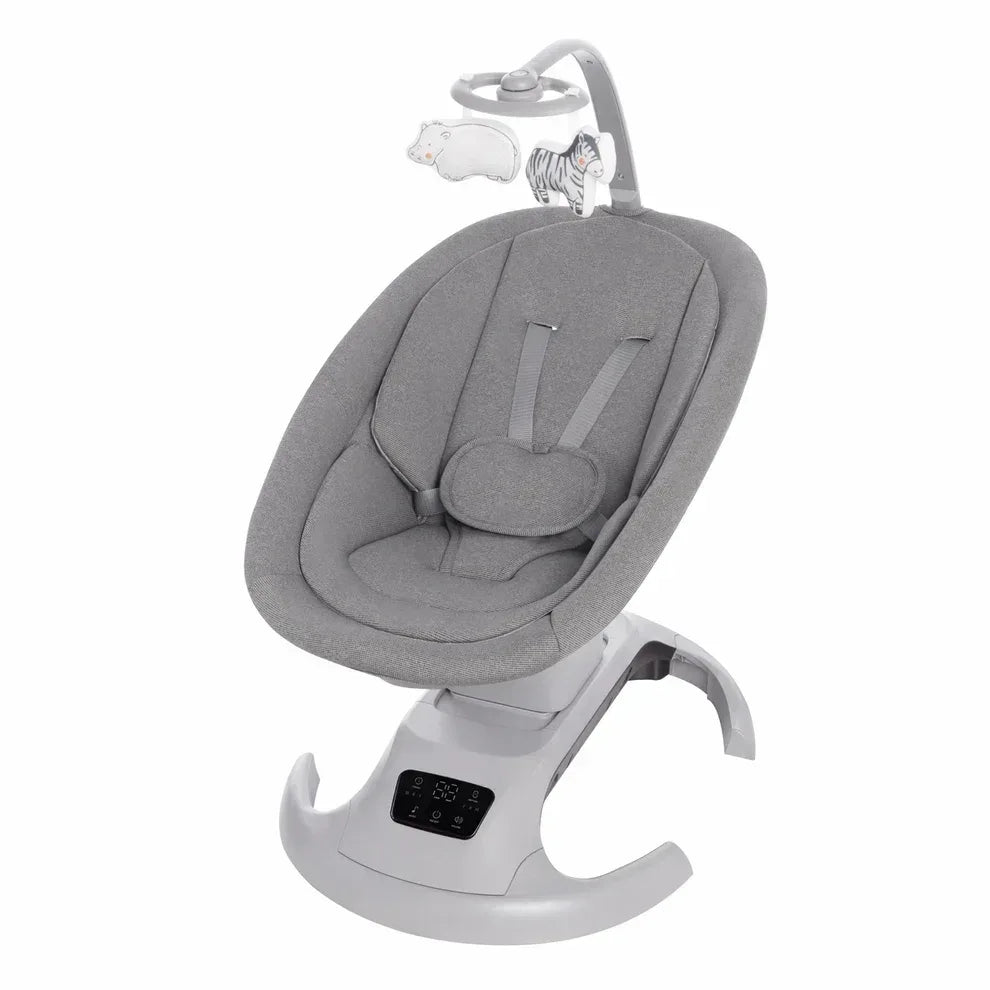 Mastela Lullaby Orbit Electric Baby Crib – Smart Swing, Music & App Control, 0–15kg Capacity - Adenzo Comfies