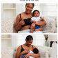 Momcozy YN08 Maternity and Nursing Bra – Comfortable Wireless Breastfeeding Bra with Adjustable Straps and Removable Pads – Size L, Black - Adenzo Comfies