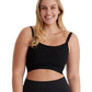 Momcozy YN08 Maternity and Nursing Bra – Comfortable Wireless Breastfeeding Bra with Adjustable Straps and Removable Pads – Size L, Black - Adenzo Comfies
