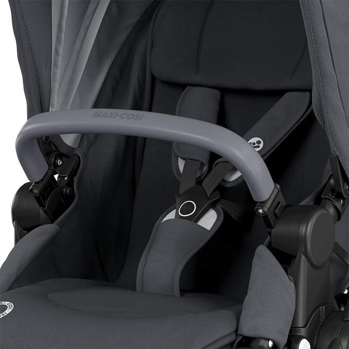 Maxi - Cosi Adorra Baby Stroller, Lightweight Pushchair for Newborn to 3.5 Years, 11.6 kg, Essential Graphite Grey - Adenzo Comfies