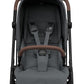 Maxi-Cosi Leona² Pram, 0-4 Years, 0-22 kg, Feather-Light, Super Compact Buggy, Reversible Seat, One Handed Foldable, 3 Reclining Positions, Flat Reclining Position, Easy-In Straps, Twillic Graphite