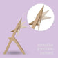 Maxi - Cosi Nesta Highchair in its natural wood finish, a stylish, adjustable wooden highchair designed to grow with a child from newborn to adult - Adenzo Comfies