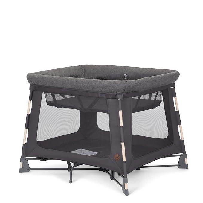 Maxi - Cosi Swift Baby Playard with Mat, Baby Playpen, Play Yard with Bassinet, Portable Playpen for Babies and Toddlers, Classic Graphite - Adenzo Comfies