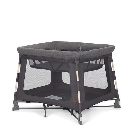 Maxi - Cosi Swift Baby Playard with Mat, Baby Playpen, Play Yard with Bassinet, Portable Playpen for Babies and Toddlers, Classic Graphite - Adenzo Comfies