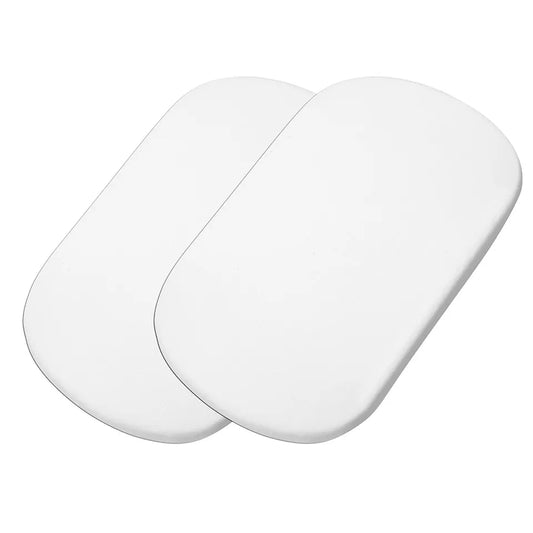 Maxicosi Iora/Air Tori /Bedsheets 2-pack of White, 100% Cotton Fitted Bed Sheets Designed for the Maxi-Cosi Iora, Iora Air, and Tori Bedside Cribs - Adenzo Comfies