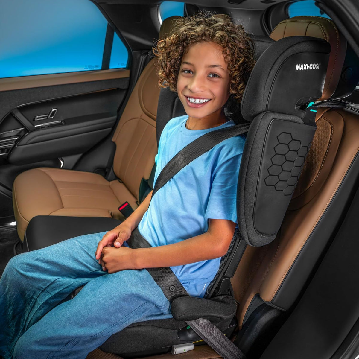 Maxi‑Cosi Nomad XL Plus Car Seat – Authent Black, Compact & Foldable (15m–12y, 6kg) - Adenzo Comfies