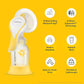 Medela Harmony Manual Breast Pump, Compact Swiss Design with PersonalFit Flex Shields and Medela's 2-Phase Expression Technology