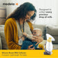 Medela Silicone Breast Milk Collector for Breastfeeding Mothers, Milk Saver with a Suction Base and a Lid for Storage, Made for Daily Breastfeeding