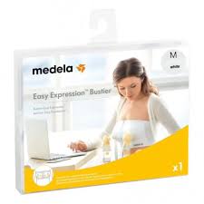 Medela Easy Expression Hands Free Pumping Bra, Black, Large, Comfortable & Adaptable with No-Slip Support for Multitasking