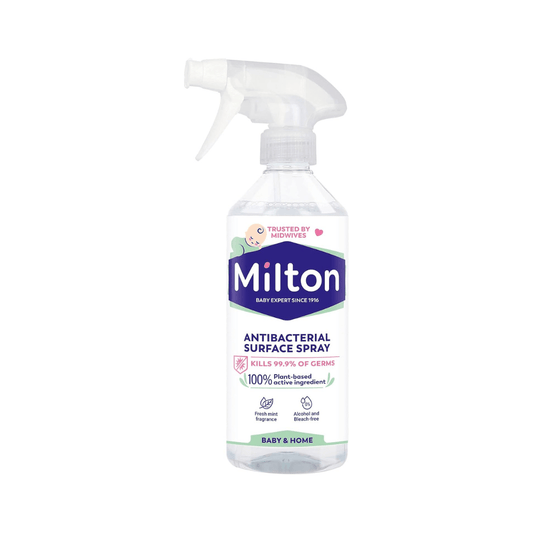 Milton Antibacterial Surface Spray 500ml – Powerful Germ Protection, Alcohol-Free and Bleach-Free Formula with Refreshing Fresh Mint Fragrance for Safe Everyday Cleaning - Adenzo Comfies
