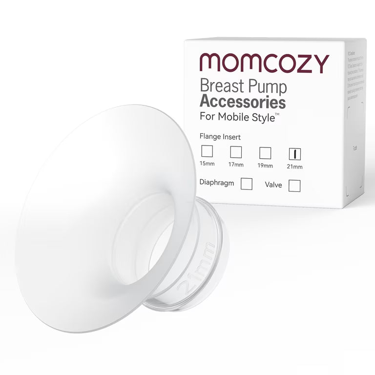 Momcozy Mobile Style 21mm Flange Insert, Original Momcozy M6 Mobile Style Breast Pump Replacement Accessories, 1PC (21mm).