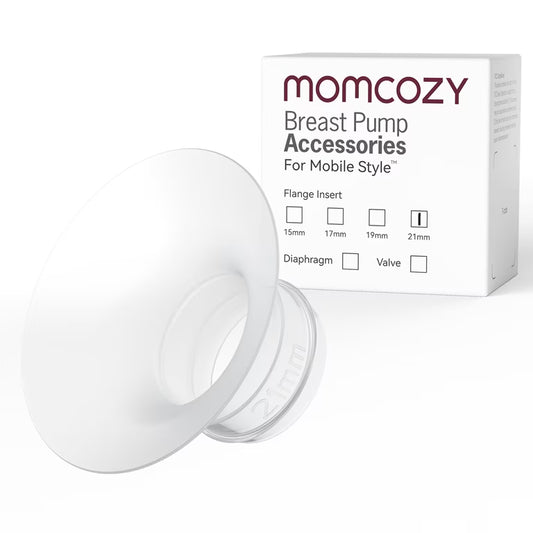 Momcozy Mobile Style 21mm Flange Insert, Original Momcozy M6 Mobile Style Breast Pump Replacement Accessories, 1PC (21mm).
