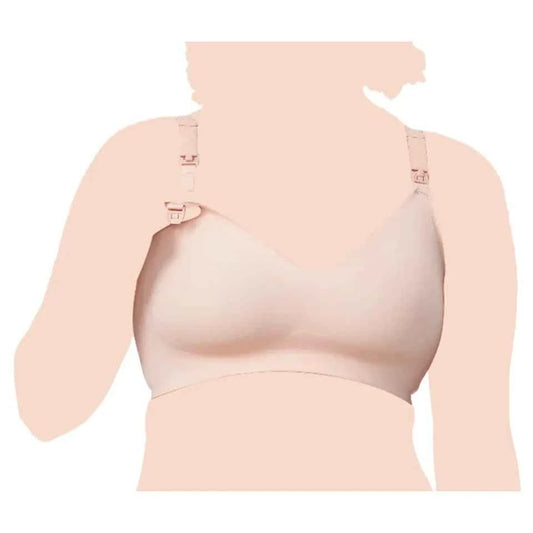Momcozy - Ultra Soft And Omni Maternity Nursing Bra - Beige_L.