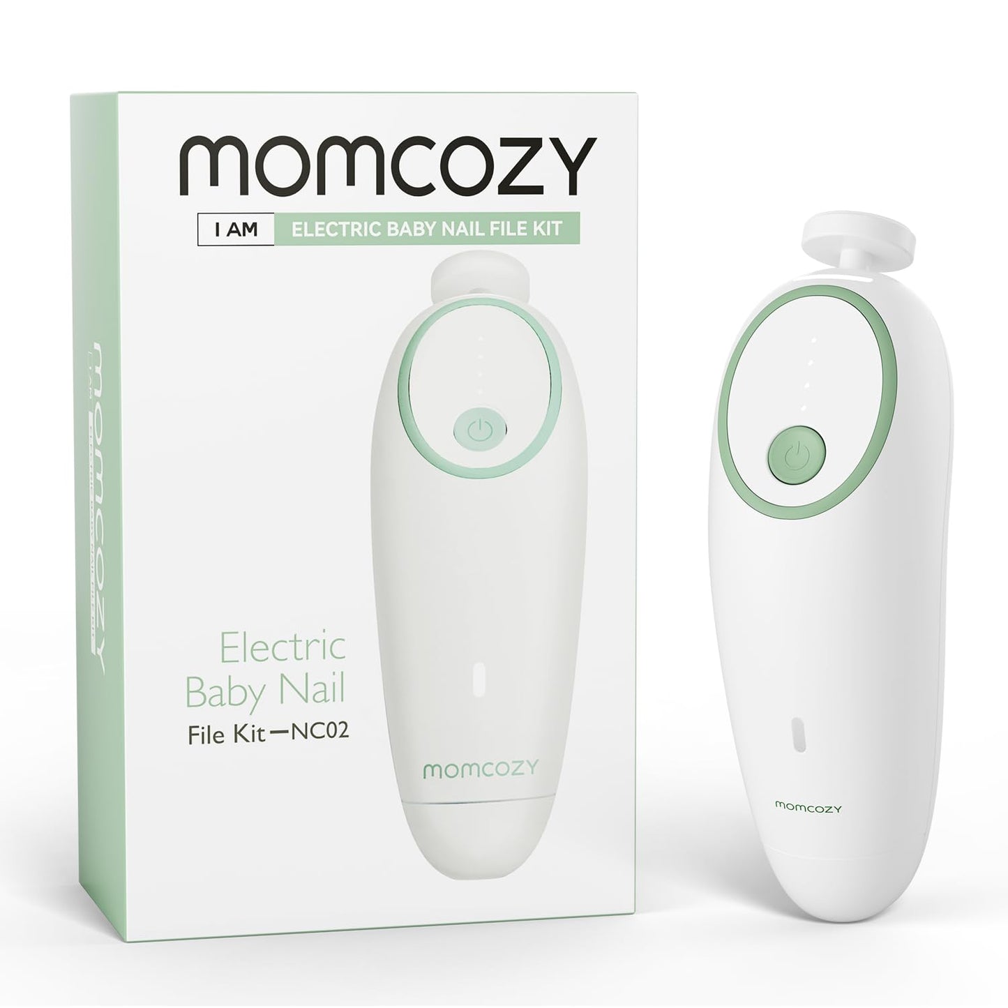 Momcozy Baby Nail File Electric, Gentle Baby Nail Trimmer Electric, Baby Nail Clipper