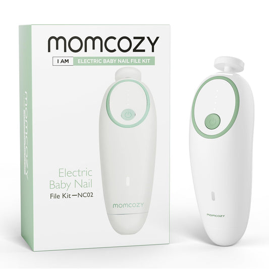 Momcozy Baby Nail File Electric, Gentle Baby Nail Trimmer Electric, Baby Nail Clipper